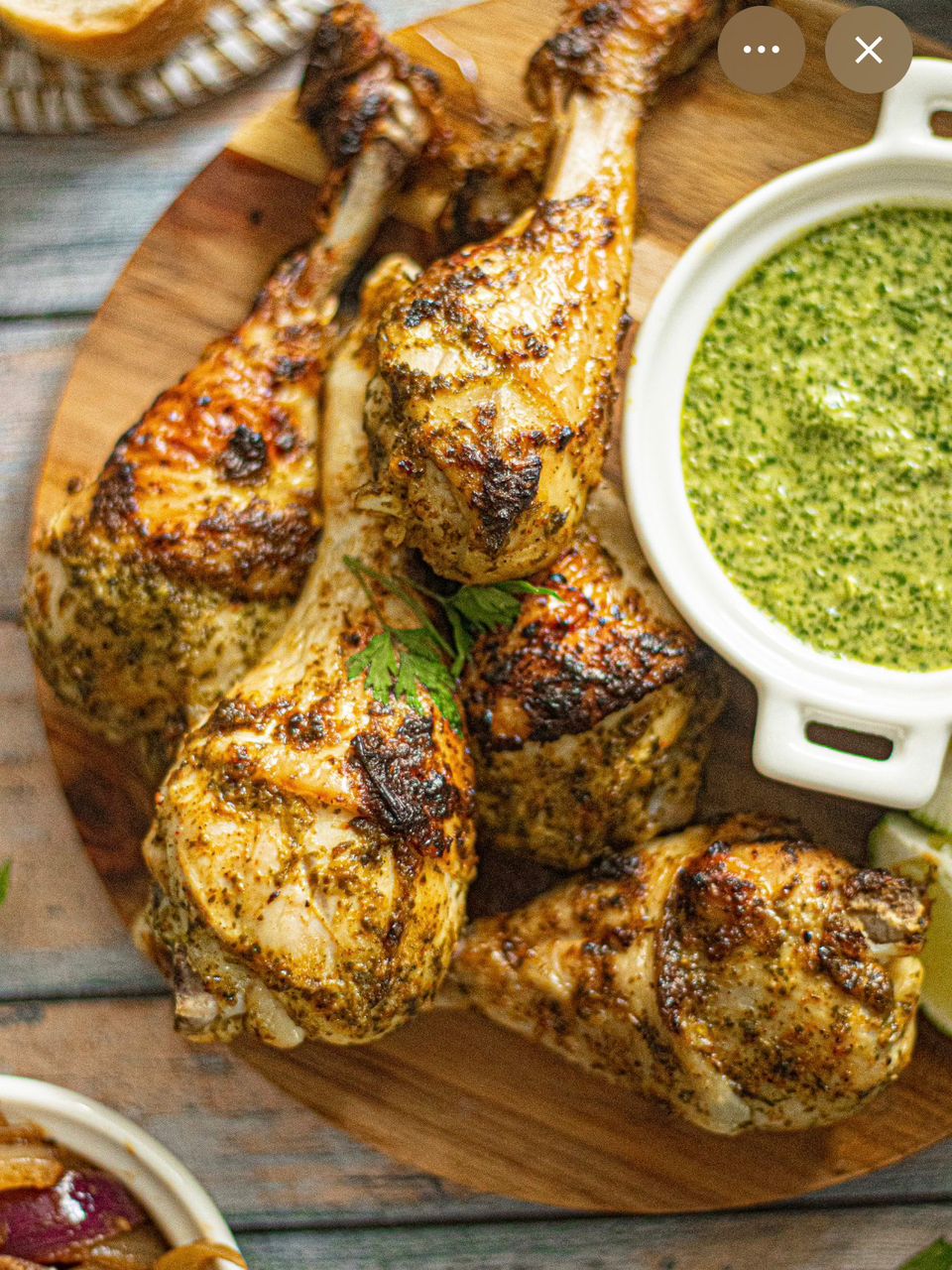 Poulet braisé